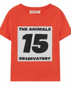 Budget 🔔 15 Rooster T-Shirt Orange The Animals Observatory Fashion Teen, Children 👍
