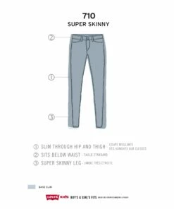 New ๐ 710 Super Skinny ๐ Jeans Denim Levi's Fashion Teen, Children ๐ 6 New ๐ 710 Super Skinny ๐ Jeans Denim Levi's Fashion Teen, Children ๐ -Outlet Kids' Fashion Store 710 super skinny jeans710 super skinny jeans denim levi s fashion teen children 2