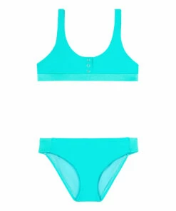 Budget 🎁 Acapulco 👙 Bikini Turquoise Lison Paris Fashion Teen, Children 💯
