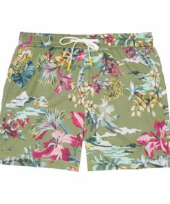 Best reviews of 🎁 Achille Print Swim Trunks Khaki Hartford Fashion Teen, Children ✔️