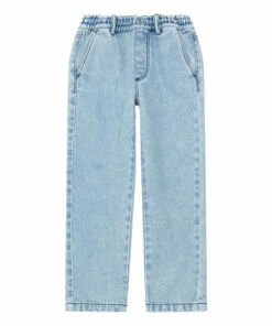 Cheap 👍 Adjustable Waist Trousers Denim bleached Hundred Pieces Fashion Teen, Children 🎁