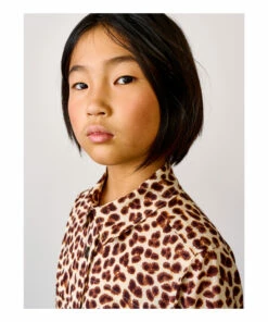 Coupon 🎉 Aerial Leopard Print Playsuit Brown Bellerose Fashion Teen, Children 🎉 -Outlet Kids' Fashion Store aerial leopard print playsuit brown bellerose fashion teen children 3