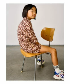 Coupon 🎉 Aerial Leopard Print Playsuit Brown Bellerose Fashion Teen, Children 🎉 -Outlet Kids' Fashion Store aerial leopard print playsuit brown bellerose fashion teen children 5