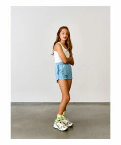 Best deal 🧨 Aimy Shorts Pale blue Bellerose Fashion Teen, Children 🤩 -Outlet Kids' Fashion Store aimy shorts pale blue bellerose fashion teen children 2