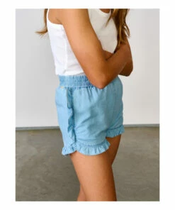 Best deal 🧨 Aimy Shorts Pale blue Bellerose Fashion Teen, Children 🤩 -Outlet Kids' Fashion Store aimy shorts pale blue bellerose fashion teen children 4
