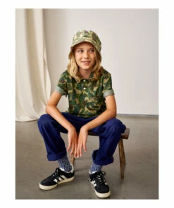 Best Sale 🔔 Akim Polo Shirt Khaki Bellerose Fashion Teen, Children 🎉 -Outlet Kids' Fashion Store akim polo shirt khaki bellerose fashion teen children 4