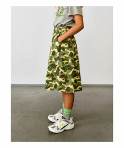 Flash Sale ❤️ Alicia Camo Skirt Khaki Bellerose Fashion Teen, Children 🎁 -Outlet Kids' Fashion Store alicia camo skirt khaki bellerose fashion teen children 4