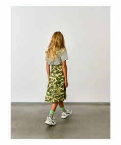 Flash Sale ❤️ Alicia Camo Skirt Khaki Bellerose Fashion Teen, Children 🎁 -Outlet Kids' Fashion Store alicia camo skirt khaki bellerose fashion teen children 5