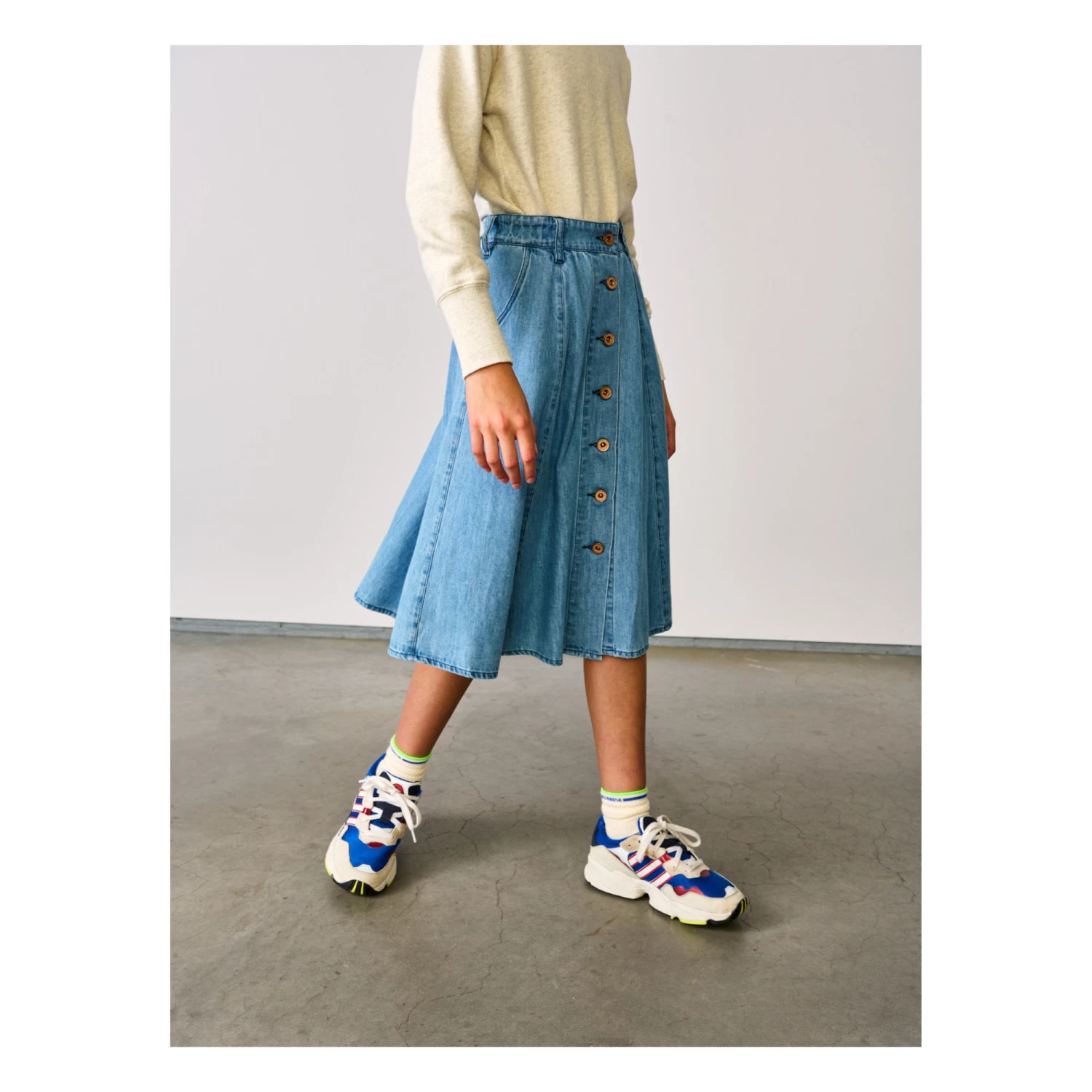 New ๐ Alicia Skirt Denim blue Bellerose Fashion Teen, Children ๐ 3 New ๐ Alicia Skirt Denim blue Bellerose Fashion Teen, Children ๐ - Image 3