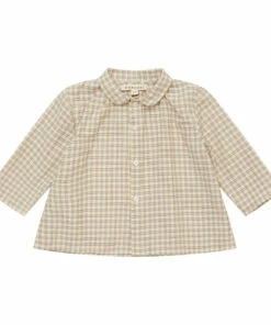 Discount 🧨 Aloe Checked Shirt Ecru Caramel Fashion Baby, Children 👏 -Outlet Kids' Fashion Store aloe checked shirt ecru caramel fashion baby children 3