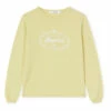 New ⭐ Alpin Embroidered Jumper Yellow Bonpoint Fashion Teen, Children 🛒