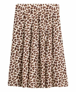 Best Pirce ๐ฏ Amici Leopard Print Skirt Brown Bellerose Fashion Teen, Children ๐