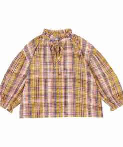 Discount 👏 Andrea Long Sleeve Blouse Orange the new society Fashion Teen, Children 🌟