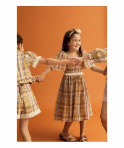 Best Pirce 💯 Andrea Mini 👗 Dress Orange the new society Fashion Teen, Children 🎁 -Outlet Kids' Fashion Store andrea mini dress orange the new society fashion teen children 2