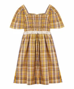 Best Pirce 💯 Andrea Mini 👗 Dress Orange the new society Fashion Teen, Children 🎁