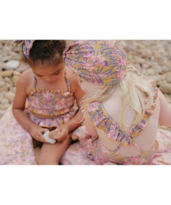 Coupon 😍 Andrea Recycled Nylon 🩱 Swimsuit Ochre Louise Misha Fashion Teen, Baby, Children 🔥 -Outlet Kids' Fashion Store andrea recycled nylon swimsuit ochre louise misha fashion teen baby children 3