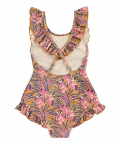 Coupon 😍 Andrea Recycled Nylon 🩱 Swimsuit Ochre Louise Misha Fashion Teen, Baby, Children 🔥 -Outlet Kids' Fashion Store andrea recycled nylon swimsuit ochre louise misha fashion teen baby children 5