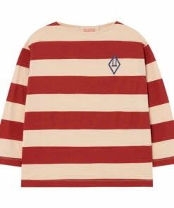 Deals 🔔 Anteater Striped T-shirt Red The Animals Observatory Fashion Children 🎉