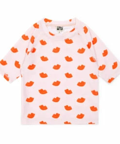 Hot Sale 🌟 Anti-UV Boat T-shirt Pale pink Bonton Fashion Children 🛒