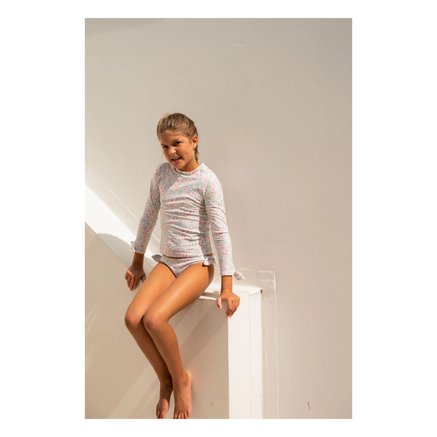 Top 10 โจ Anti-UV Floral Long Sleeve Top & Bottom Set Pink Minnow Fashion Children ๐ 2 Top 10 โจ Anti-UV Floral Long Sleeve Top & Bottom Set Pink Minnow Fashion Children ๐ - Image 2