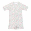 Deals 👍 Anti-UV Floral Playsuit Pink Minnow Fashion Children 🤩