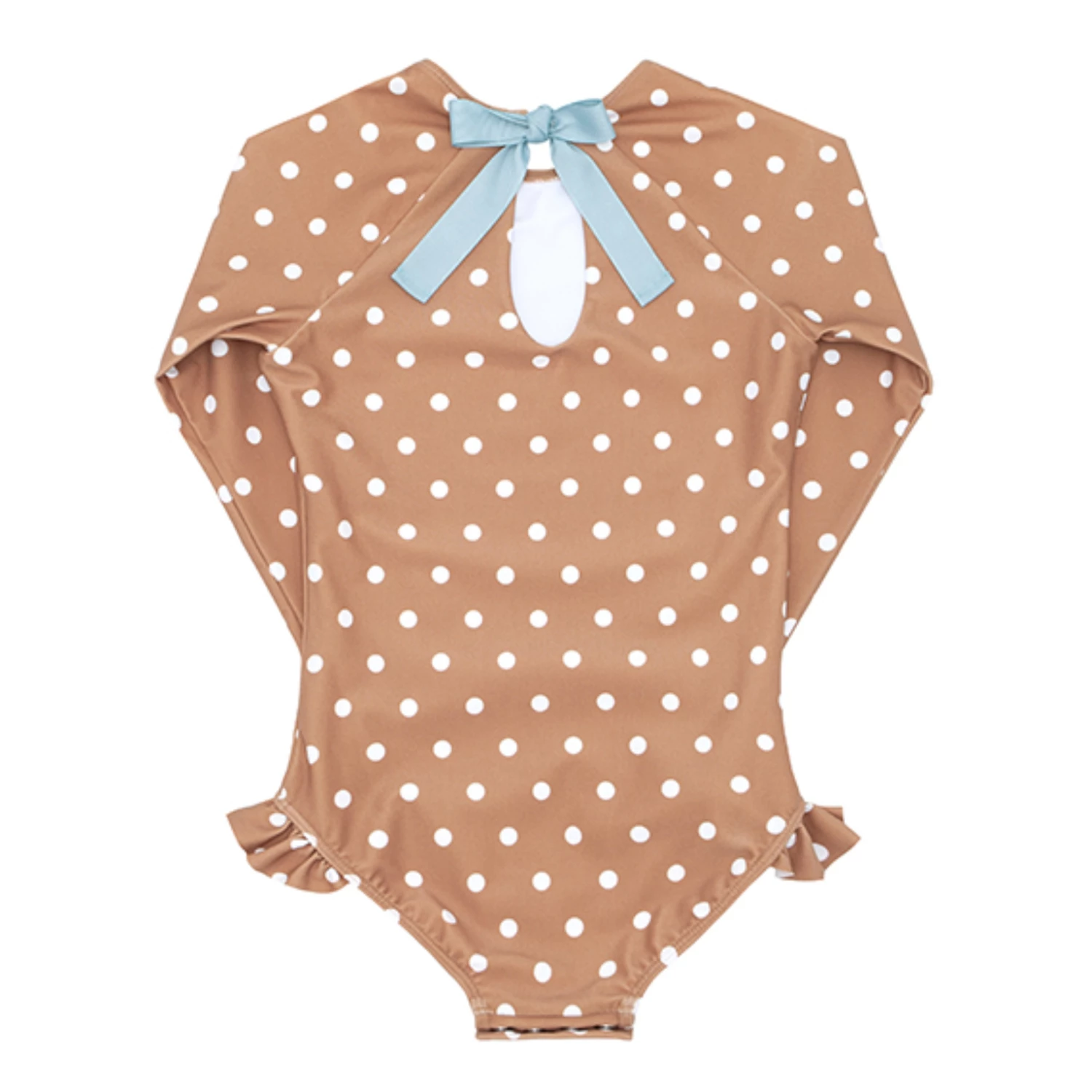 Brand new ๐ Anti-UV Polka Dot ๐ฉฑ Swimsuit Camel Minnow Fashion Children ๐คฉ 2 Brand new ๐ Anti-UV Polka Dot ๐ฉฑ Swimsuit Camel Minnow Fashion Children ๐คฉ - Image 2