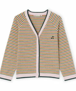 Outlet 🎁 Apparent Openwork Cardigan Camel Bonpoint Fashion Children 💯