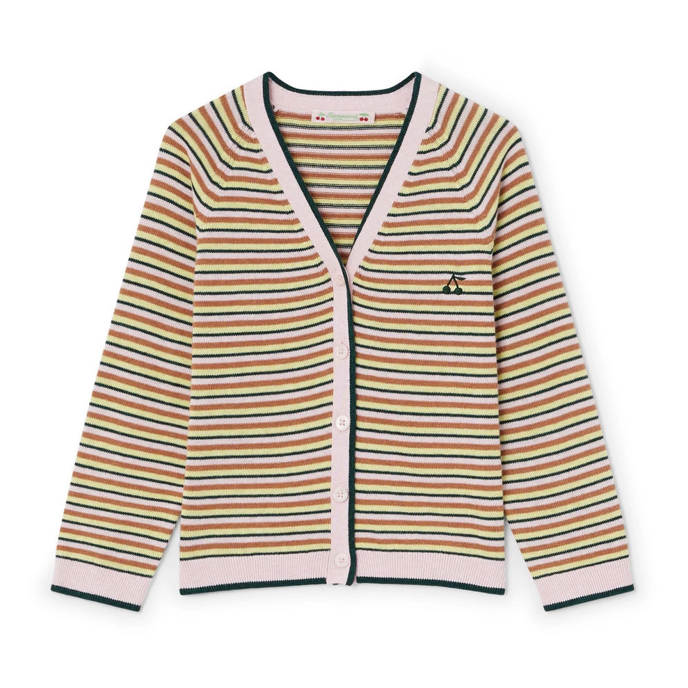 Outlet 🎁 Apparent Openwork Cardigan Camel Bonpoint Fashion Children 💯 1 Outlet 🎁 Apparent Openwork Cardigan Camel Bonpoint Fashion Children 💯