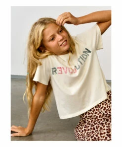 New 🤩 Argi Revolution T-Shirt Off white Bellerose Fashion Teen, Children ⌛ -Outlet Kids' Fashion Store argi revolution t shirt off white bellerose fashion teen children 3
