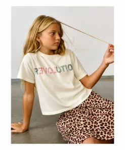 New 🤩 Argi Revolution T-Shirt Off white Bellerose Fashion Teen, Children ⌛ -Outlet Kids' Fashion Store argi revolution t shirt off white bellerose fashion teen children 4