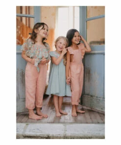 Flash Sale 😀 Arlette Linen Trousers Pink Louise Misha Fashion Teen, Children ❤️ -Outlet Kids' Fashion Store arlette linen trousers pink louise misha fashion teen children 2