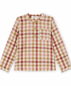 Cheapest 🤩 Artist Kurta Shirt Caramel Bonpoint Fashion Teen, Children 💯