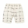 Budget 😀 Arty Organic Cotton Fleece Shorts Ecru Little Creative Factory Fashion Teen, Children ✔️