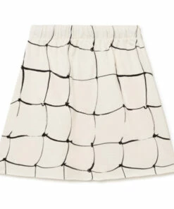 Budget 🎁 Arty Organic Cotton Fleece Skirt Ecru Little Creative Factory Fashion Teen, Children 🎉 -Outlet Kids' Fashion Store arty organic cotton fleece skirt ecru little creative factory fashion teen children 4