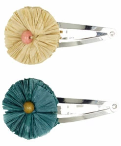 Cheapest โ Ash Raffia Hair Clips Yellow Bonpoint Fashion Children โค๏ธ