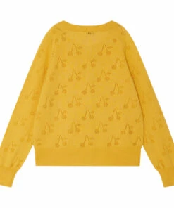 Coupon 💯 Aspiration Openwork Cardigan Yellow Bonpoint Fashion Children ⌛ -Outlet Kids' Fashion Store aspiration openwork cardigan yellow bonpoint fashion children 3