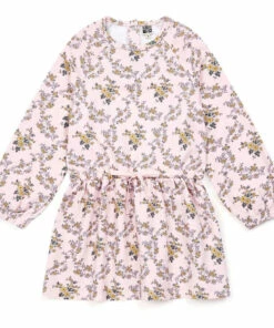 Flash Sale ✔️ Aubepine Organic Cotton Fleece 👗 Dress Pale pink Bonton Fashion Children ✨