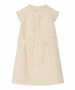 Cheapest ๐ Aude Linen and Cotton ๐ Dress Yellow Bonpoint Fashion Teen, Children โ๏ธ