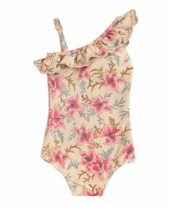 Coupon 🤩 Audrey Recycled Nylon 🩱 Swimsuit Ecru Louise Misha Fashion Teen, Children 💯 -Outlet Kids' Fashion Store audrey recycled nylon swimsuit ecru louise misha fashion teen children 3