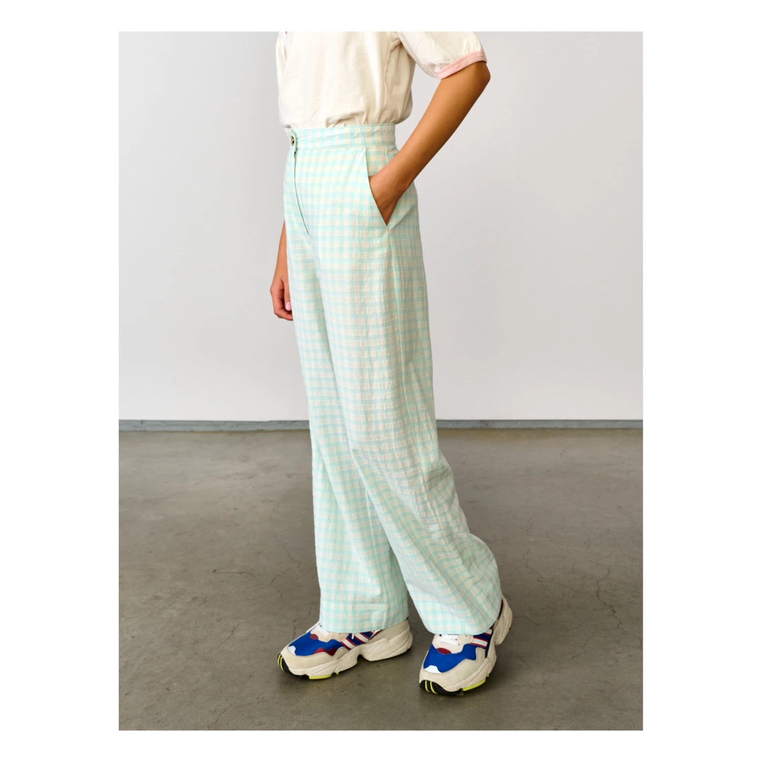 Brand new ๐งจ Aura Straight-Leg Trousers Light Blue Bellerose Fashion Teen, Children ๐ 4 Brand new ๐งจ Aura Straight-Leg Trousers Light Blue Bellerose Fashion Teen, Children ๐ - Image 4