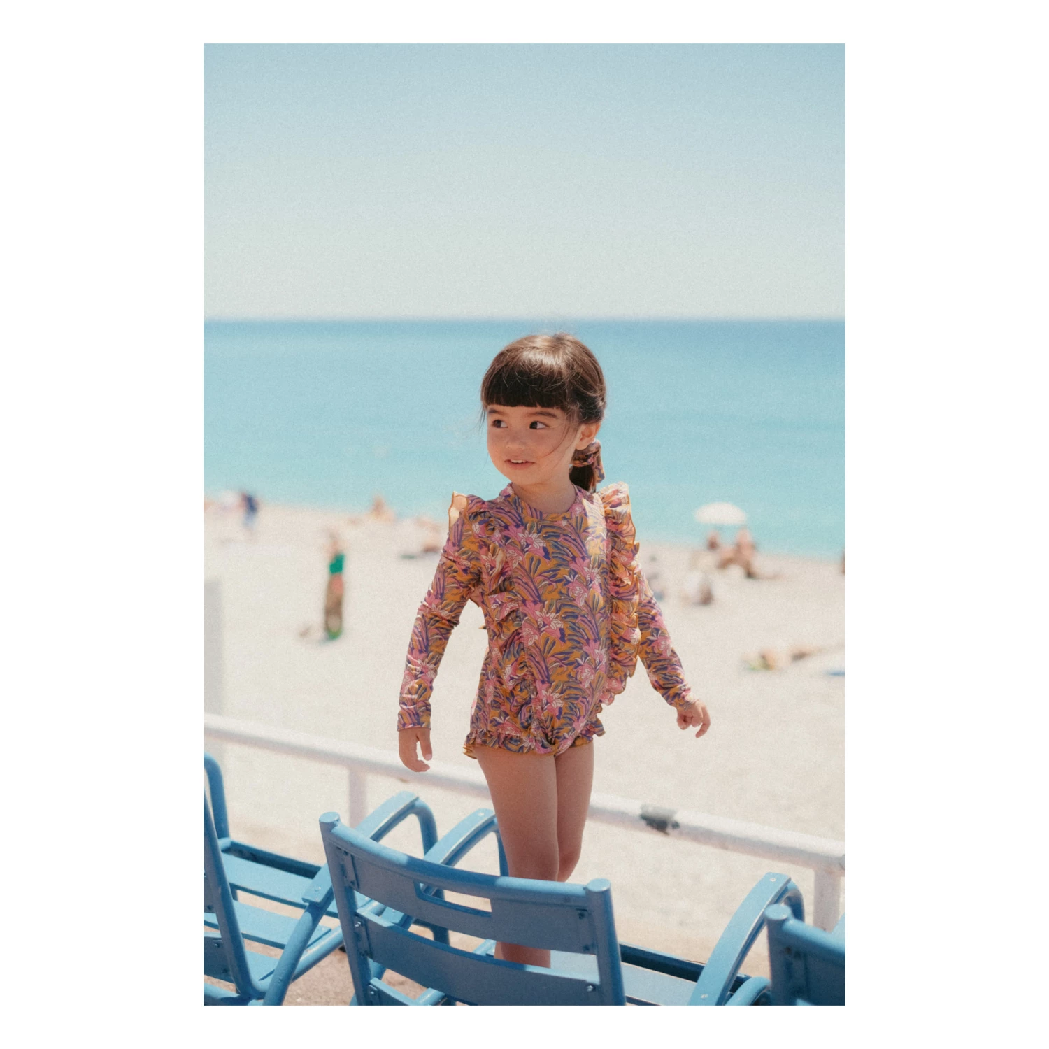 Flash Sale ✨ Aurelie Recycled Nylon Anti-UV 🩱 Swimsuit Ochre Louise Misha Fashion Teen, Children ❤️ 2 Flash Sale ✨ Aurelie Recycled Nylon Anti-UV 🩱 Swimsuit Ochre Louise Misha Fashion Teen, Children ❤️ - Image 2