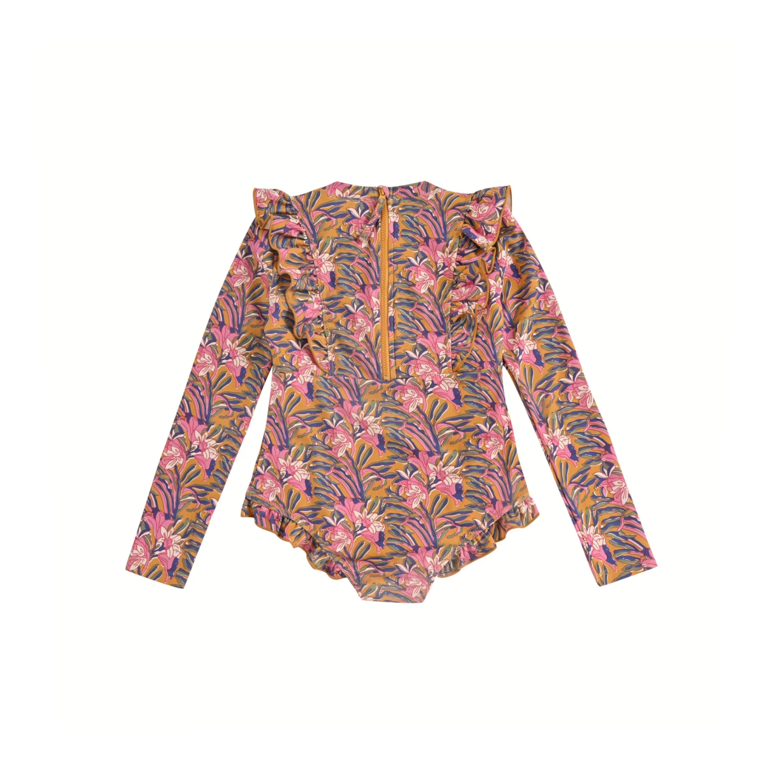 Flash Sale ✨ Aurelie Recycled Nylon Anti-UV 🩱 Swimsuit Ochre Louise Misha Fashion Teen, Children ❤️ 7 Flash Sale ✨ Aurelie Recycled Nylon Anti-UV 🩱 Swimsuit Ochre Louise Misha Fashion Teen, Children ❤️ - Image 7