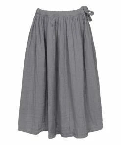 New 👏 Ava organic cotton long skirt Stone Grey S045 Numero 74 Fashion Children 🎁