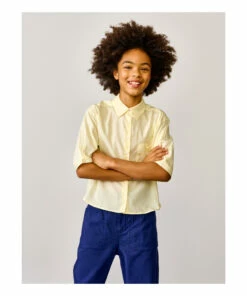 Flash Sale 🌟 Ave Plain Shirt Yellow Bellerose Fashion Teen, Children ❤️ -Outlet Kids' Fashion Store ave plain shirt yellow bellerose fashion teen children 2