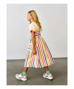 Budget ⭐ Axelle Striped 👗 Dress Yellow Bellerose Fashion Teen, Children 👍 -Outlet Kids' Fashion Store axelle striped dress yellow bellerose fashion teen children 6