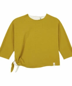 Flash Sale ⭐ Aya Organic Cotton T-Shirt Ochre Bonnie & The Gang Fashion Children 😀