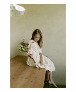 Discount 🔥 Aydin 👗 Dress Ecru Louisiella Fashion Children ✨ -Outlet Kids' Fashion Store aydin dress ecru louisiella fashion children 2