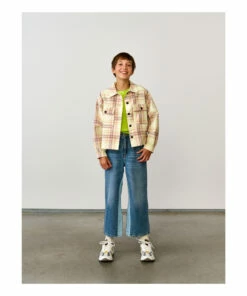 New ❤️ Azukar Checked Jacket Pale pink Bellerose Fashion Teen, Children 🤩