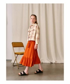 New ❤️ Azukar Checked Jacket Pale pink Bellerose Fashion Teen, Children 🤩 -Outlet Kids' Fashion Store azukar checked jacket pale pink bellerose fashion teen children 3