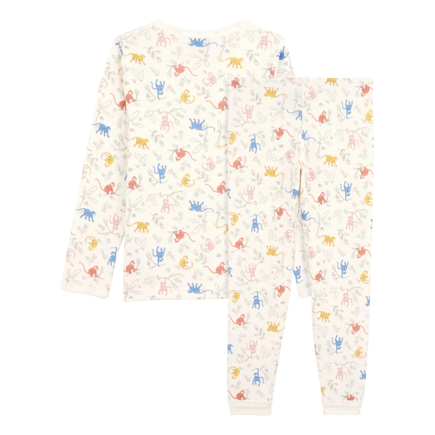 Hot Sale 🎉 Baboon Organic Cotton Pyjamas Cream Petit Bateau Fashion Children 🤩 3 Hot Sale 🎉 Baboon Organic Cotton Pyjamas Cream Petit Bateau Fashion Children 🤩 - Image 3